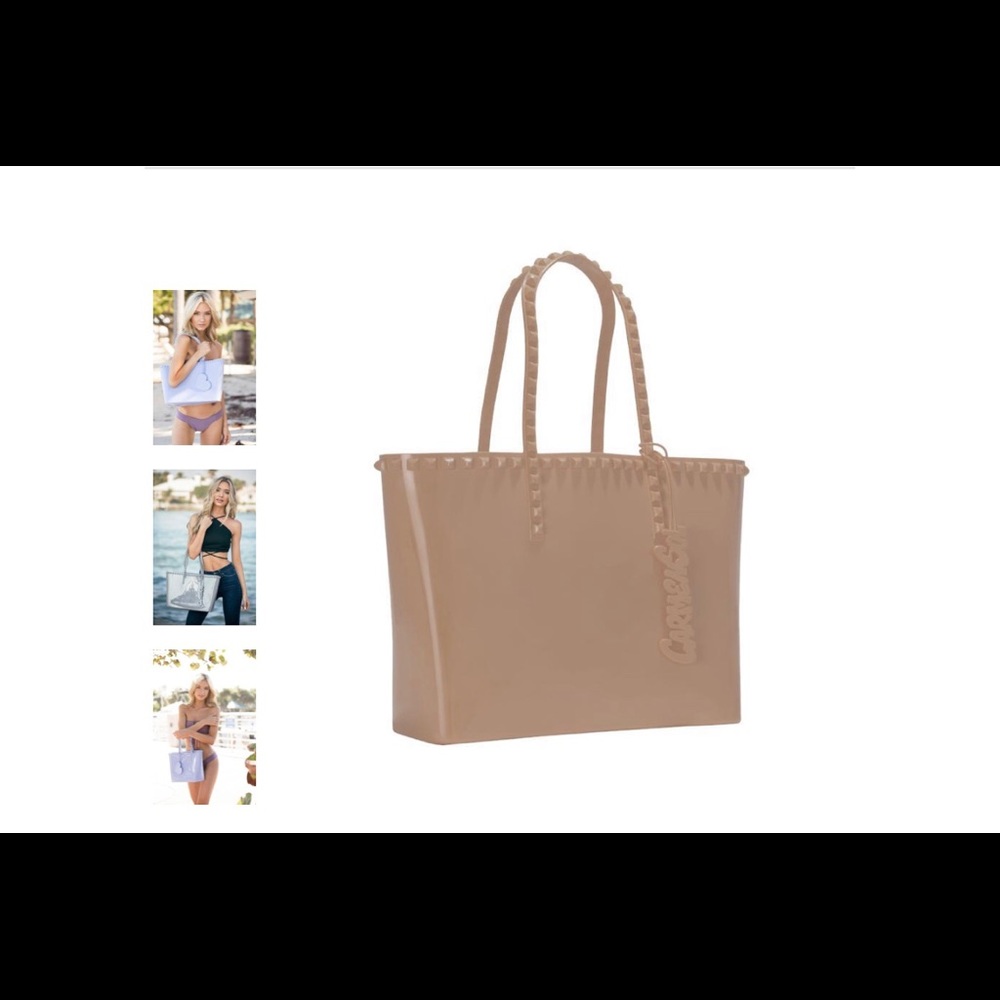 Carmen Sol Nude Bag